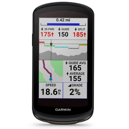 Garmin Edge 1040 Solar GPS-Fahrradcomputer – Solar-Laden, Navigation, lange Akkulaufzeit (Bundle mit Schutzpaket)