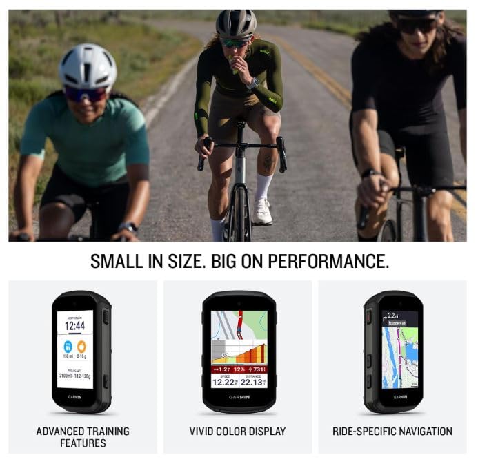 Garmin Edge 850 GPS-Fahrradcomputer – 2,7” Touchscreen, Karten-Navigation, mit blauer Silikonhülle & Powerbank