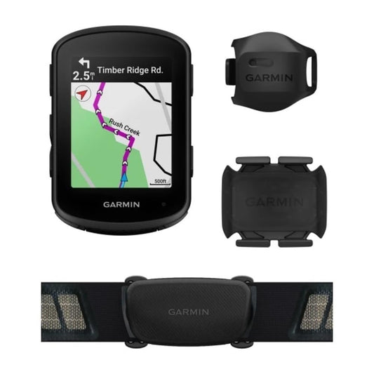 Garmin Edge 540 GPS-Fahrradcomputer Bundle – Tastensteuerung, adaptives Coaching, inkl. Sensoren & HRM-Dual