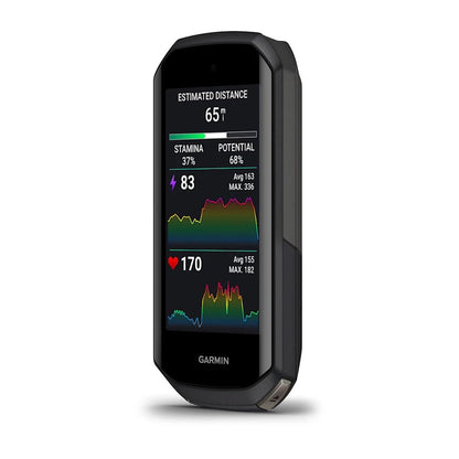 Garmin Edge 1050 GPS-Fahrradcomputer – Farb-Touchscreen, Lautsprecher, Gruppenfahrten, Verkehrswarnungen (Bundle)