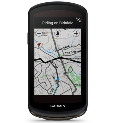 Garmin Edge 1040 Solar GPS-Fahrradcomputer – Solar-Laden, Navigation, lange Akkulaufzeit (Bundle mit Schutzpaket)