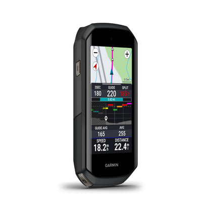 Garmin Edge 1050 GPS-Fahrradcomputer – Farb-Touchscreen, Lautsprecher, inkl. Speed-/Trittfrequenzsensor & Powerbank