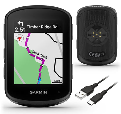 Garmin Edge 540 GPS-Fahrradcomputer – Tastensteuerung, Navigation, inkl. Speed-/Trittfrequenzsensor & Powerbank