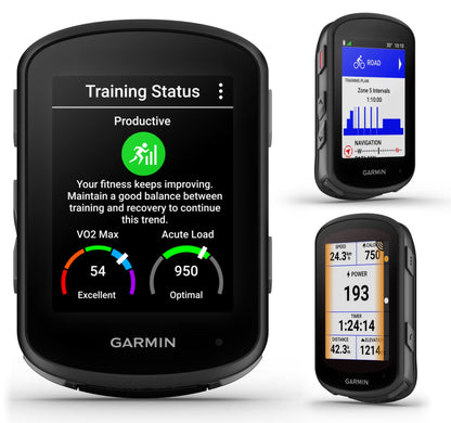 Garmin Edge 540 GPS-Fahrradcomputer – Tastensteuerung, Navigation, inkl. Speed-/Trittfrequenzsensor & Powerbank