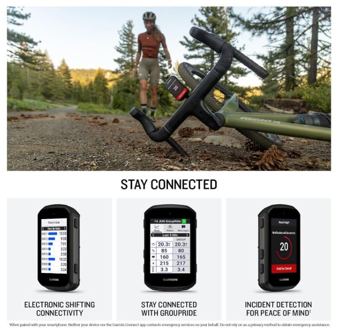 Garmin Edge 850 GPS-Fahrradcomputer – 2,7” Touchscreen, Karten-Navigation, mit blauer Silikonhülle & Powerbank