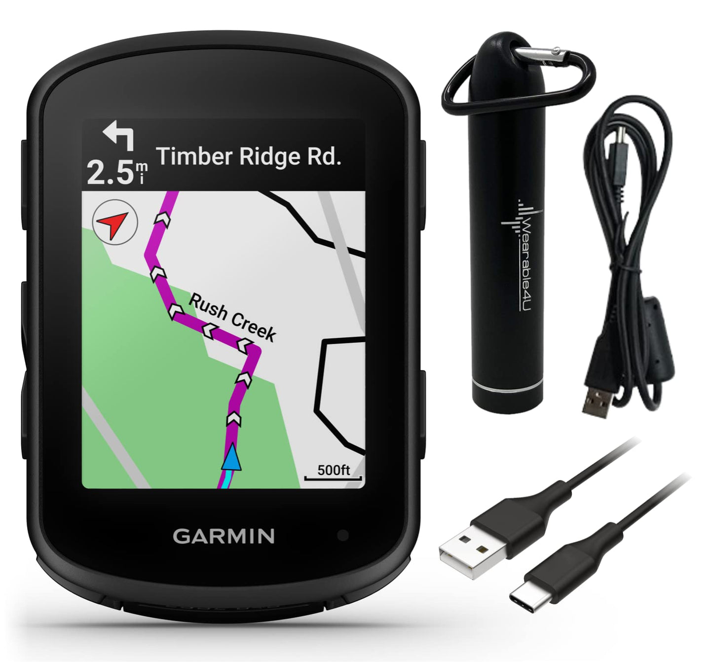 Garmin Edge 840 GPS-Fahrradcomputer – Touchscreen, Tastensteuerung, Navigation, mit Powerbank-Bundle