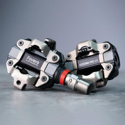 Favero Assioma PRO MX-1 Powermeter-Pedal – einseitige Messung, MTB, Bluetooth & ANT+, für Fahrradcomputer & GPS