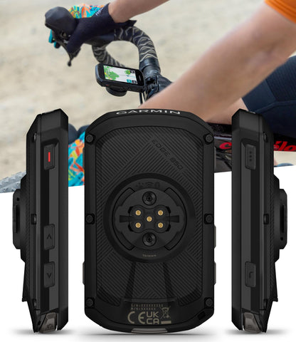 Garmin Edge 850 GPS-Fahrradcomputer – 2,7” Touchscreen, Karten-Navigation, mit blauer Silikonhülle & Powerbank