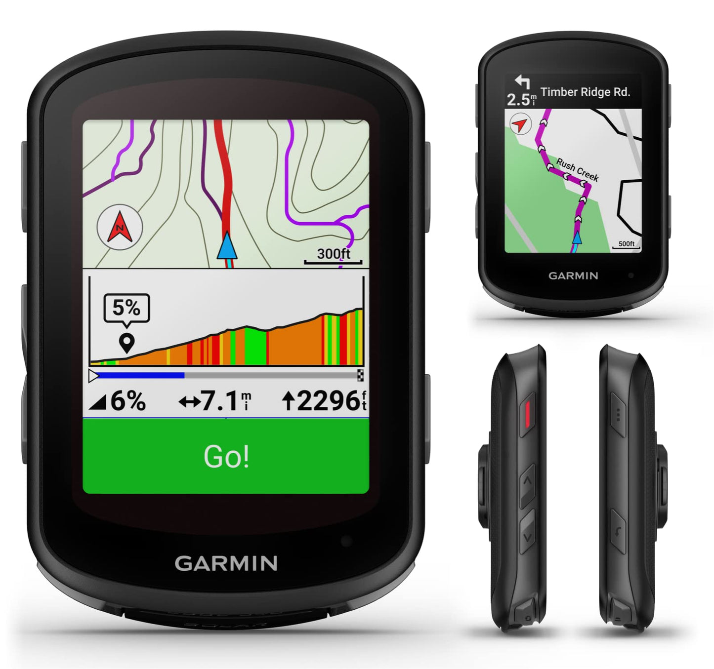 Garmin Edge 540 GPS-Fahrradcomputer – Tastensteuerung, Navigation, inkl. Speed-/Trittfrequenzsensor & Powerbank