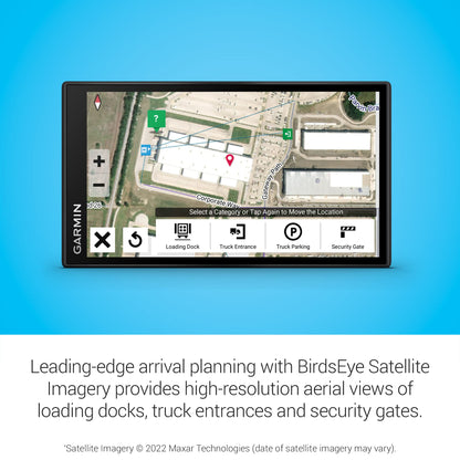 Garmin dezl OTR610 LKW-Navigationsgerät – 6” Display, LKW-Routing, BirdsEye-Satellitenbilder, große Ansicht