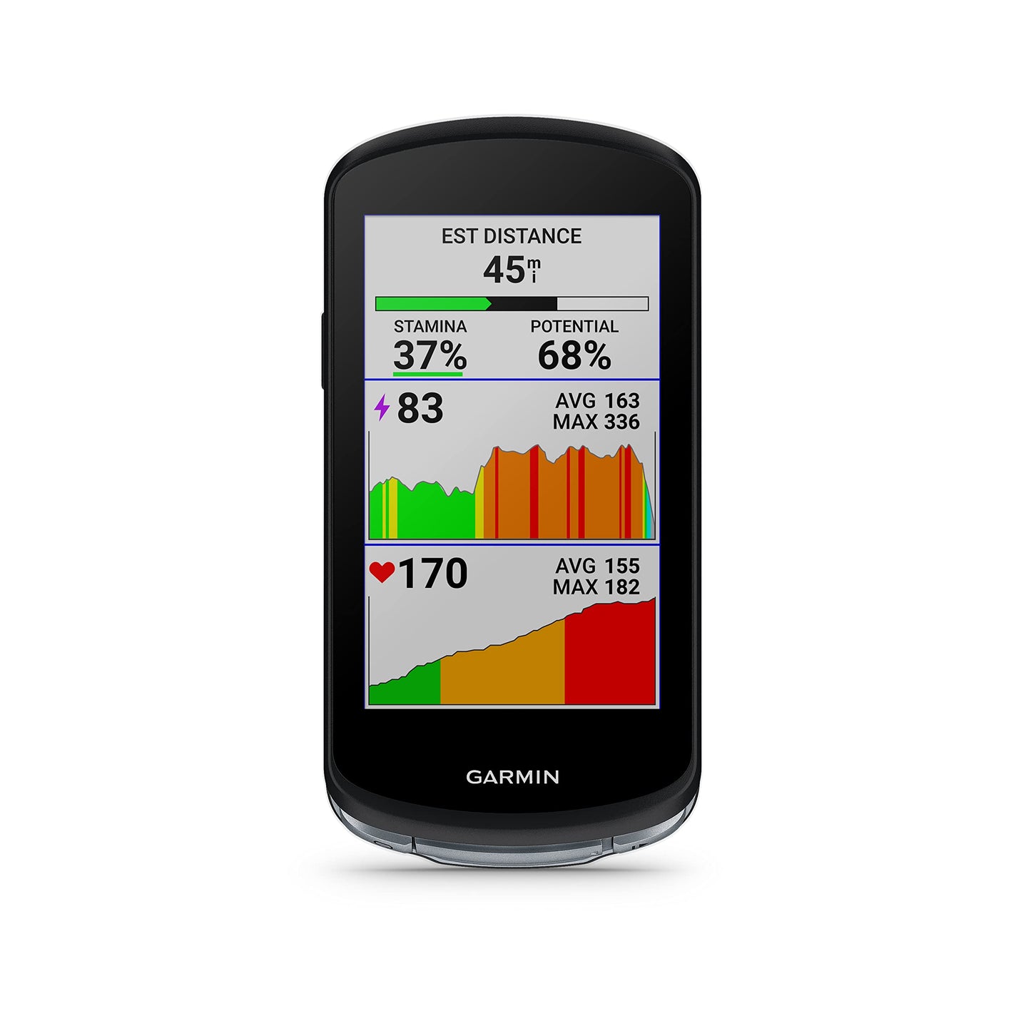 Garmin Edge 1040 Solar GPS-Fahrradcomputer – Solar-Laden, On-/Offroad, präzises GPS, mit Powerbank-Bundle