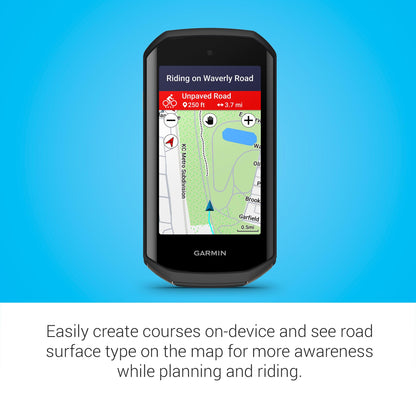 Garmin Edge 1050 GPS-Fahrradcomputer – Farb-Touchscreen, Lautsprecher, Training, Gruppenfahrten, Verkehrswarnungen