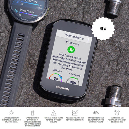 Garmin Edge 850 GPS-Fahrradcomputer – 2,7” Farb-Touchscreen, Karten-Navigation, Training & Leistungsanalyse (Bundle)